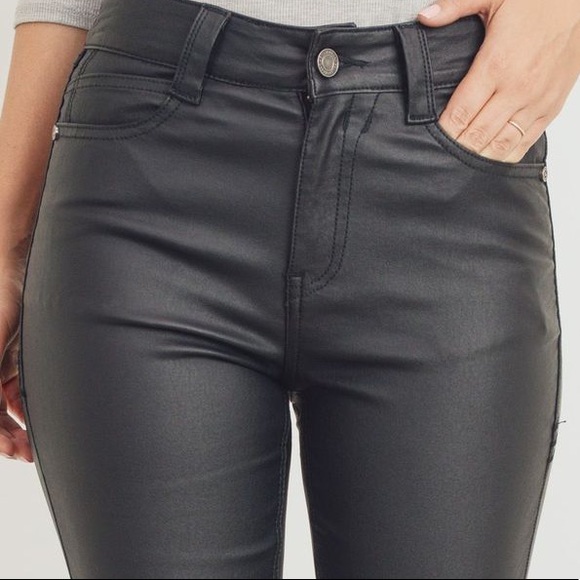 NWT Sarina Skinny Coat Black Denim Pants - Picture 10 of 15